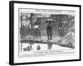 To Sufferers from Nervous Depression, 1869-null-Framed Giclee Print