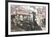 To the Chicago Convention, 1880-Joseph Keppler-Framed Giclee Print