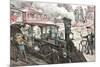 To the Chicago Convention, 1880-Joseph Keppler-Mounted Giclee Print