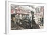 To the Chicago Convention, 1880-Joseph Keppler-Framed Giclee Print