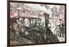 To the Chicago Convention, 1880-Joseph Keppler-Framed Giclee Print