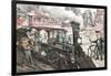 To the Chicago Convention, 1880-Joseph Keppler-Framed Giclee Print