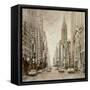 To the Chrysler Building-Matthew Daniels-Framed Stretched Canvas