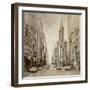 To the Chrysler Building-Matthew Daniels-Framed Art Print