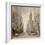 To the Chrysler Building-Matthew Daniels-Framed Art Print