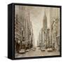 To the Chrysler Building-Matthew Daniels-Framed Stretched Canvas