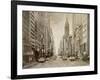 To the Chrysler Building-Matthew Daniels-Framed Art Print