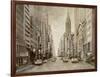 To the Chrysler Building-Matthew Daniels-Framed Art Print