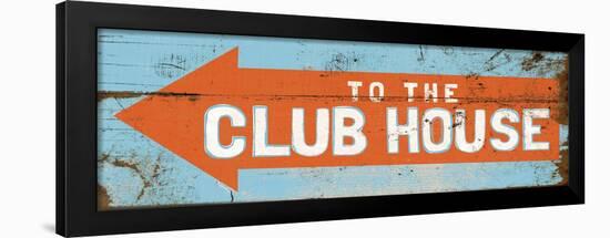 To the Club House-Elizabeth Medley-Framed Art Print