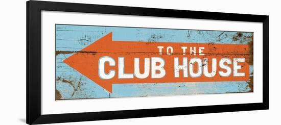 To the Club House-Elizabeth Medley-Framed Art Print