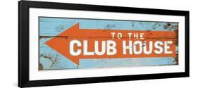 To the Club House-Elizabeth Medley-Framed Art Print