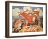 To the Elections! for Collectivisation! for the Harvest!-Vasily Nikolaevich Kostyanitsyn-Framed Giclee Print