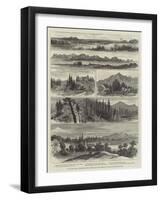 To the Far West, Sketches of the Journey with the Marquis of Lorne and Princess Louise-null-Framed Giclee Print