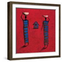 To the Field-Michel Rauscher-Framed Art Print