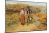 To the Fields I Carried Her Milking Pails, 1872 (Oil on Canvas)-John Pettie-Mounted Giclee Print