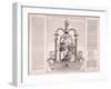 To the Glory of the Rt Honble Sr Robert Walpole, 1730-F Dumouchel-Framed Giclee Print