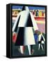 To the Harvest, Marfa and Wanka-Kasimir Malevich-Framed Stretched Canvas