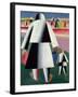 To the Harvest, Martha and Vanka, 1928-Kasimir Malevich-Framed Giclee Print