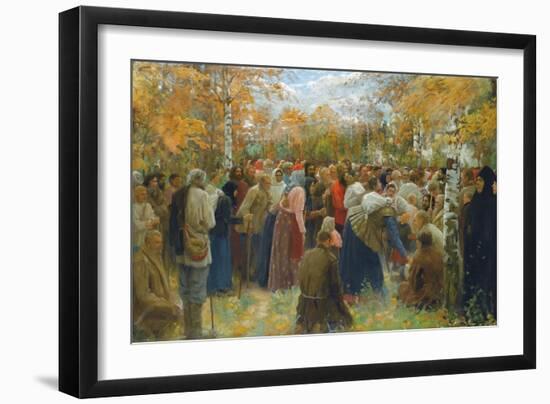 To the Holy Places, 1911-Lukjan Vasilievich Popov-Framed Giclee Print