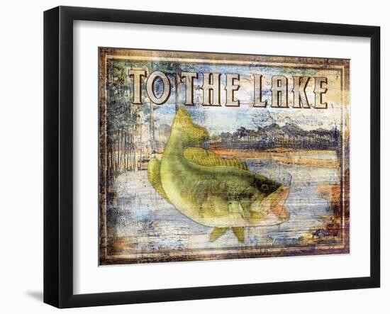 To the Lake-Paul Brent-Framed Art Print