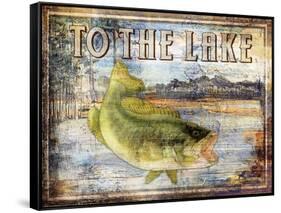 To the Lake-Paul Brent-Framed Stretched Canvas