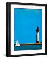 To The Lighthouse-Barbara James-Framed Giclee Print