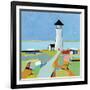 To the Lighthouse-Phyllis Adams-Framed Art Print