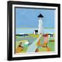 To the Lighthouse-Phyllis Adams-Framed Art Print