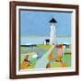 To the Lighthouse-Phyllis Adams-Framed Art Print