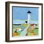 To the Lighthouse-Phyllis Adams-Framed Art Print