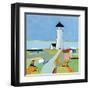 To the Lighthouse-Phyllis Adams-Framed Art Print