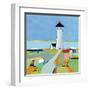 To the Lighthouse-Phyllis Adams-Framed Art Print