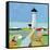 To the Lighthouse-Phyllis Adams-Framed Stretched Canvas