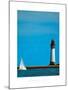 To The Lighthouse-Barbara James-Mounted Art Print