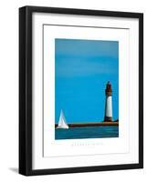 To The Lighthouse-Barbara James-Framed Art Print