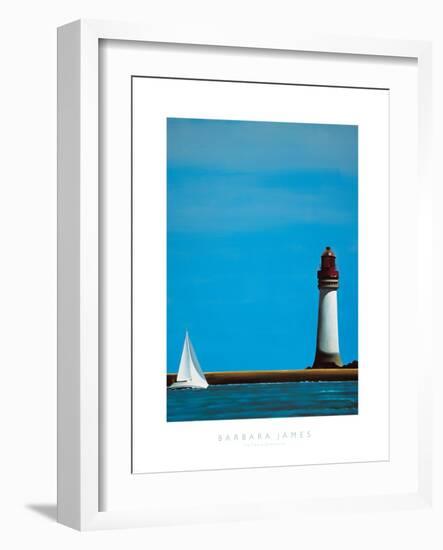 To The Lighthouse-Barbara James-Framed Art Print