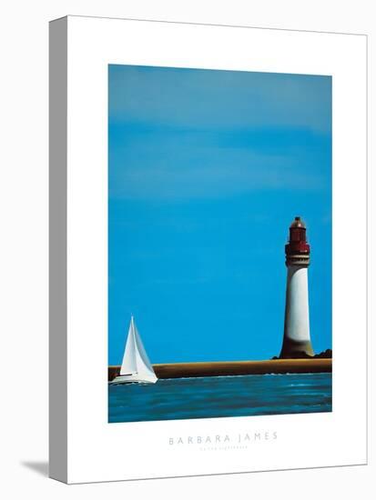 To The Lighthouse-Barbara James-Stretched Canvas