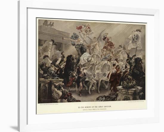 To the Memory of the Great Emperor-Ferdinand Keller-Framed Giclee Print