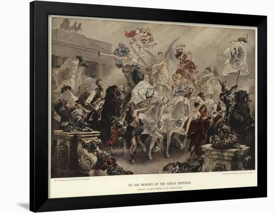 To the Memory of the Great Emperor-Ferdinand Keller-Framed Giclee Print