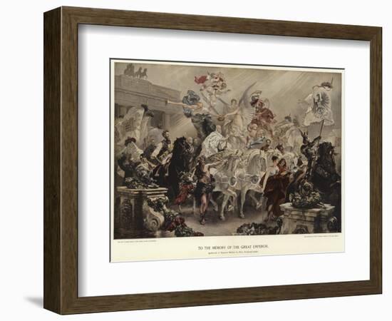 To the Memory of the Great Emperor-Ferdinand Keller-Framed Giclee Print