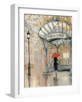 To the Metro III Blue Sky-Julia Purinton-Framed Art Print