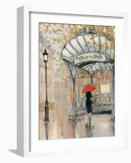 To the Metro III Blue Sky-Julia Purinton-Framed Art Print