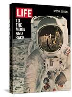 To the Moon and Back, Reflections on Astronauts Facemask, August 11, 1969-null-Stretched Canvas
