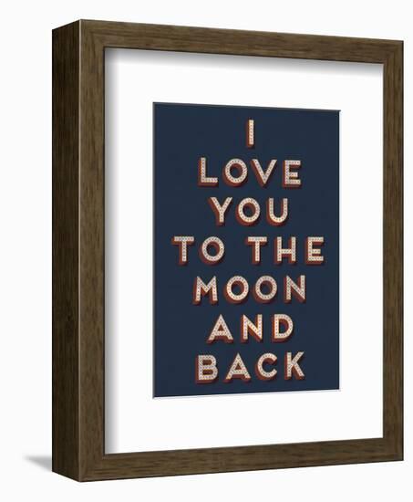 To the Moon and Back-null-Framed Giclee Print