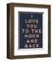 To the Moon and Back-null-Framed Giclee Print
