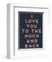 To the Moon and Back-null-Framed Giclee Print