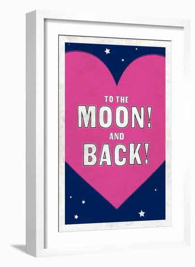 To The Moon! And Back!-null-Framed Art Print