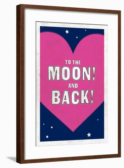To The Moon! And Back!-null-Framed Art Print