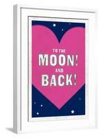 To The Moon! And Back!-null-Framed Art Print