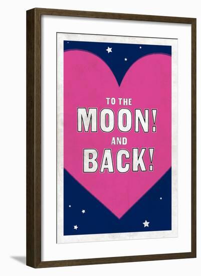 To The Moon! And Back!-null-Framed Art Print